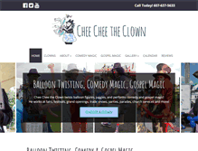 Tablet Screenshot of cheecheetheclown.com